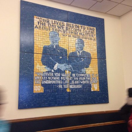 Students, staff pay tribute to two leaders in civil and human rights