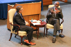 Justice Alan Page encourages students to help others
