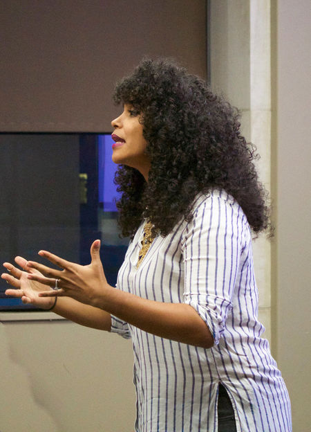 Elizabeth Acevedo speaks on poetry and life’s challenges during her visit to Notre Dame