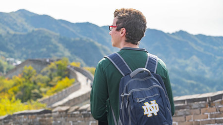 Notre Dame ranks top 10 in nation for study abroad participation