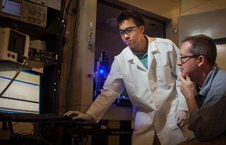 Michael Dinh at the Cold Spring Harbor Laboratory