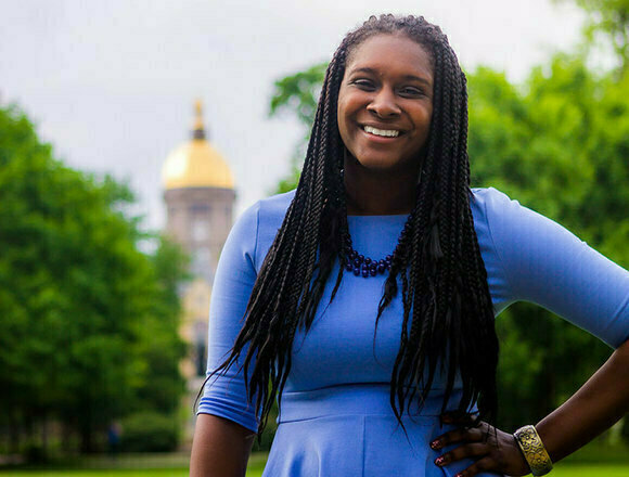 Notre Dame alumna Ray’Von Jones