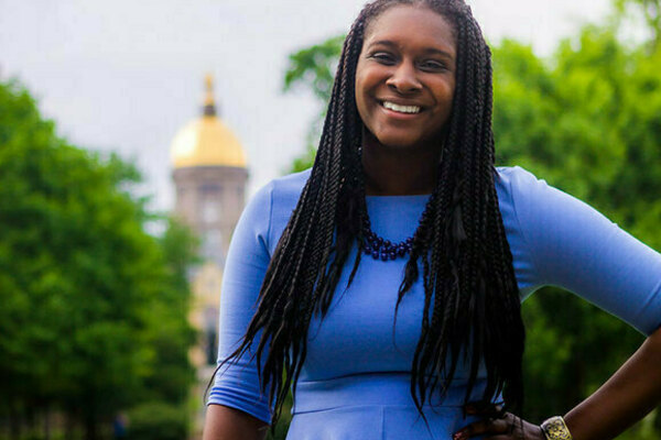 Notre Dame alumna Ray’Von Jones