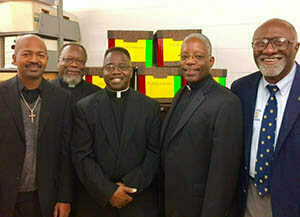 National Black Catholic Clergy Caucus delegation