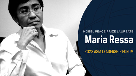 VIDEO: Maria Ressa keynote address for 2023 Asia Leadership Forum