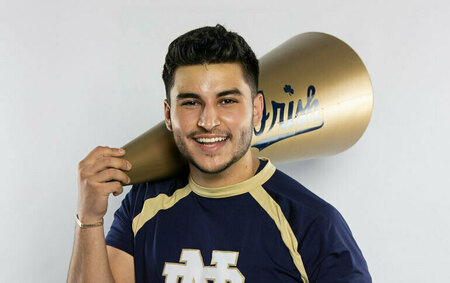 FirstGen@ND: Carlos Flores '23, Architecture Major and Varsity Cheerleader