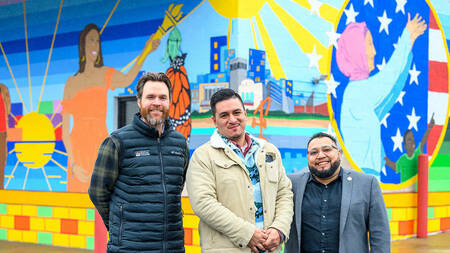 Notre Dame students contribute to South Bend mural celebrating the immigrant experience
