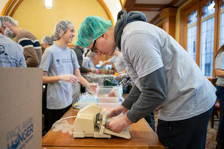 Notre Dame Law School serves community on 2023 Martin Luther King Jr. Day of Service