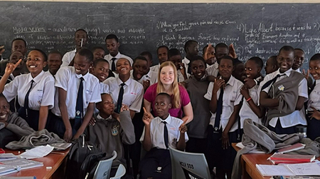 Notre Dame business student spends summer teaching and working at school for disabled in Uganda