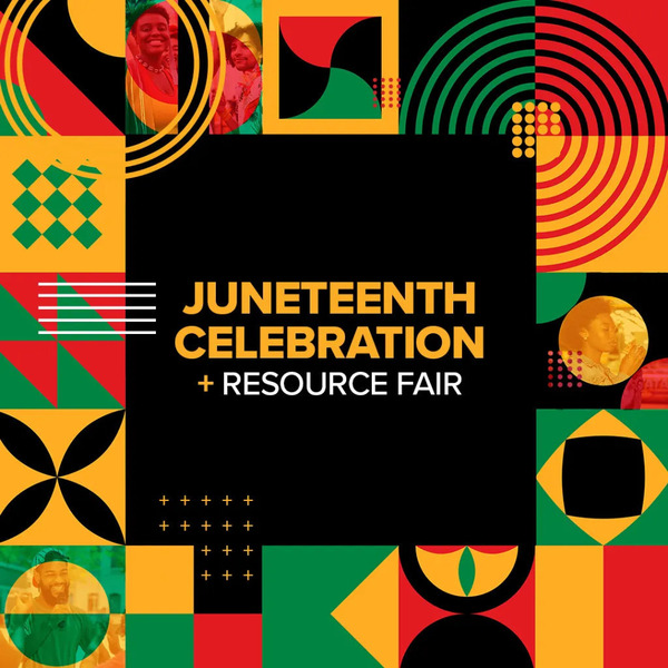 Logo for Juneteenth celebration