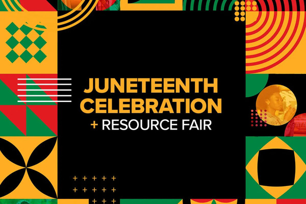 Logo for Juneteenth celebration