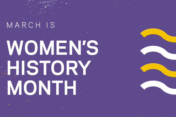 Women's History Month graphic