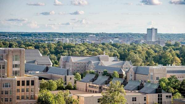 Campus and Downtown South Bend