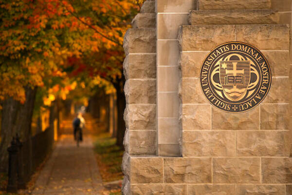 ND Campus South Entrance seal